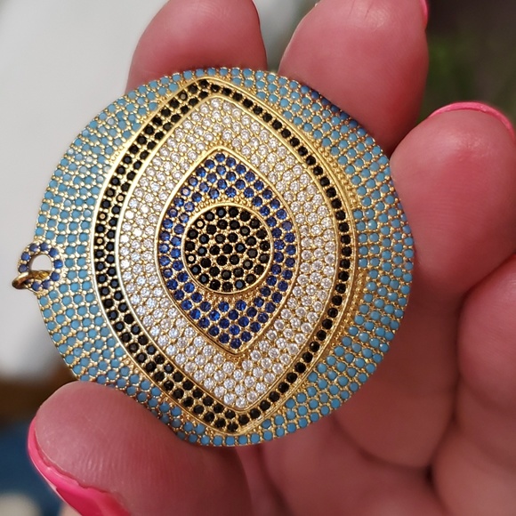 Unknown Jewelry - Evil Eye Pendant Necklace